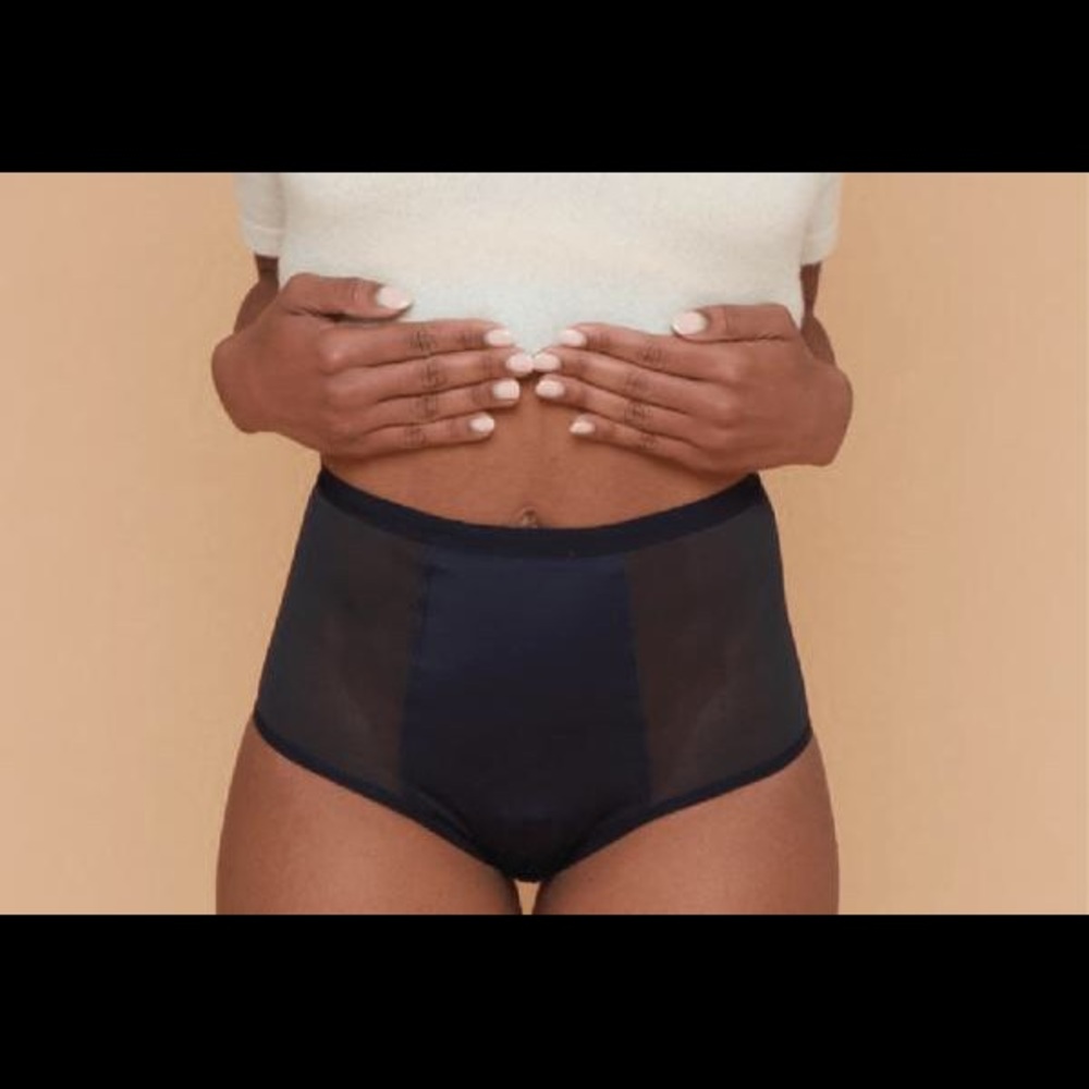 Thinx high waisted black period panties
